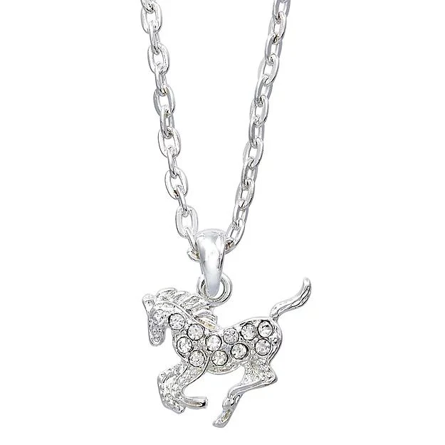 AWST Int'l Aqua Precious Pony Necklace w/Aqua Horse Head Gift Box - Image 6