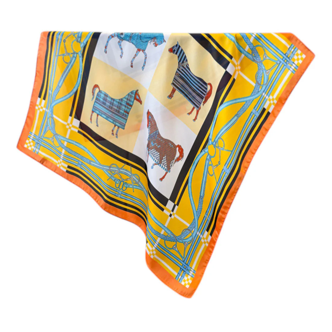 Awst Int'l Blanket Squares Scarf 28" x 28" - Image 2