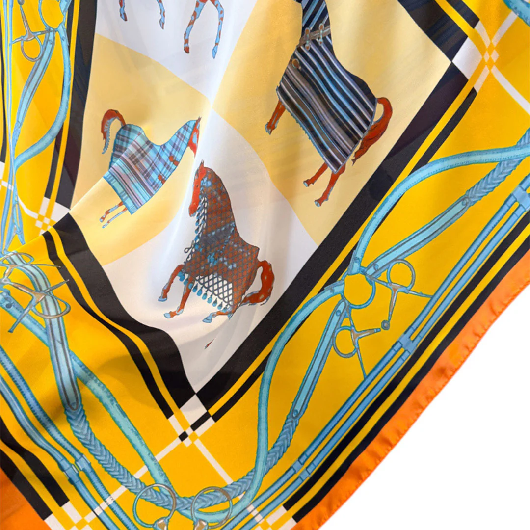 Awst Int'l Blanket Squares Scarf 28" x 28" - Image 3