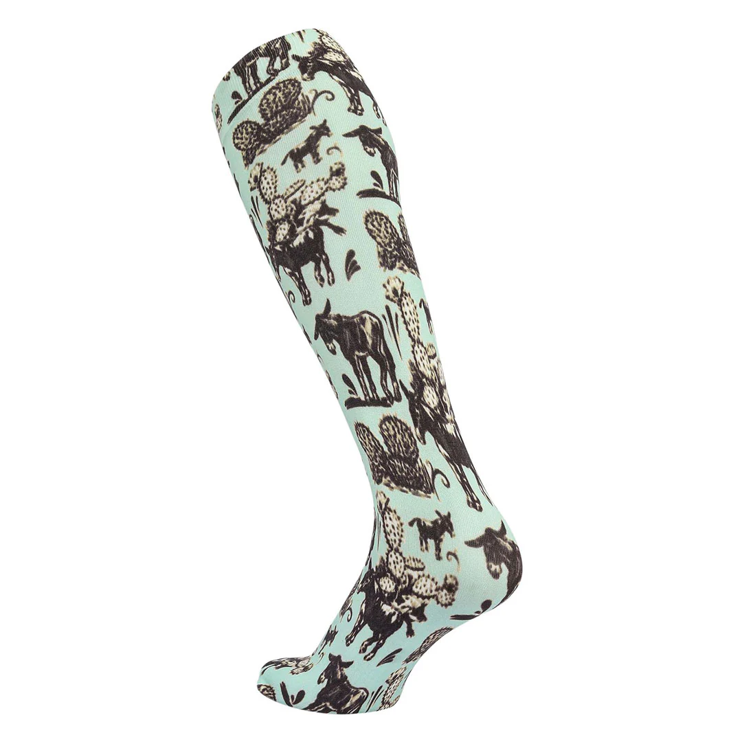 AWST Int'l Cactus Donkeys Socks - Image 2