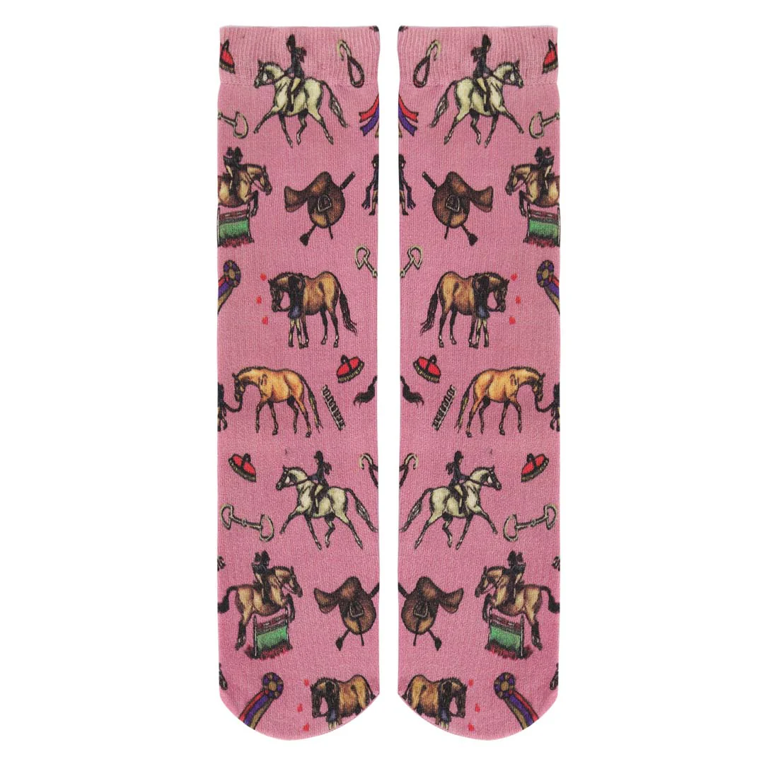 AWST Int'l Children's Lila Hunter Ponies Socks - Image 3