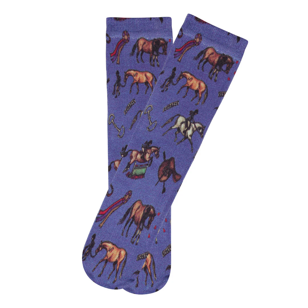 AWST Int'l Children's Lila Hunter Ponies Socks - Image 4