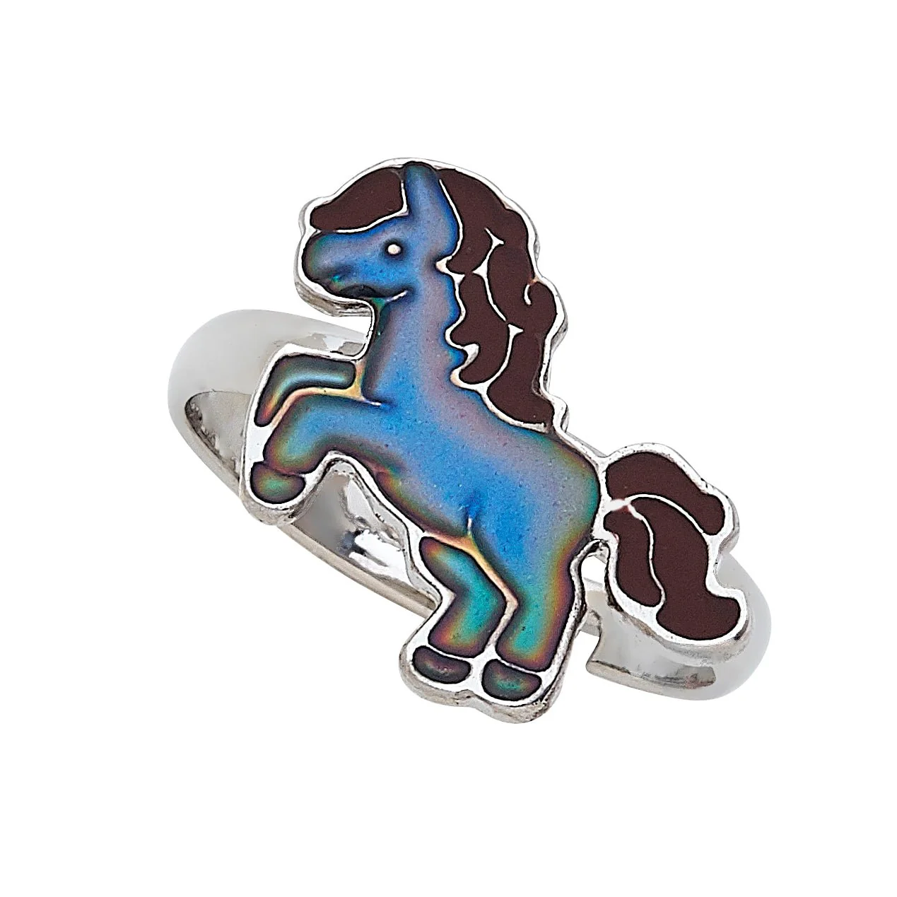 AWST Int'l Colorful Horses Mood Ring Display - Image 4