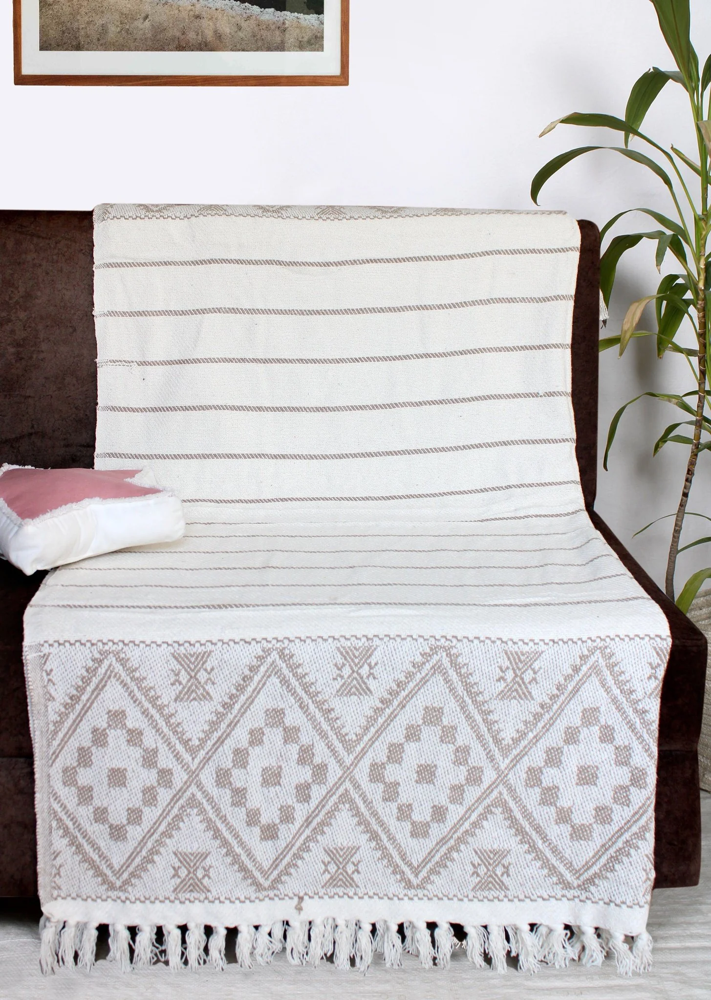  Awst Int'l Cotton Throw- Southwestern - Image 3