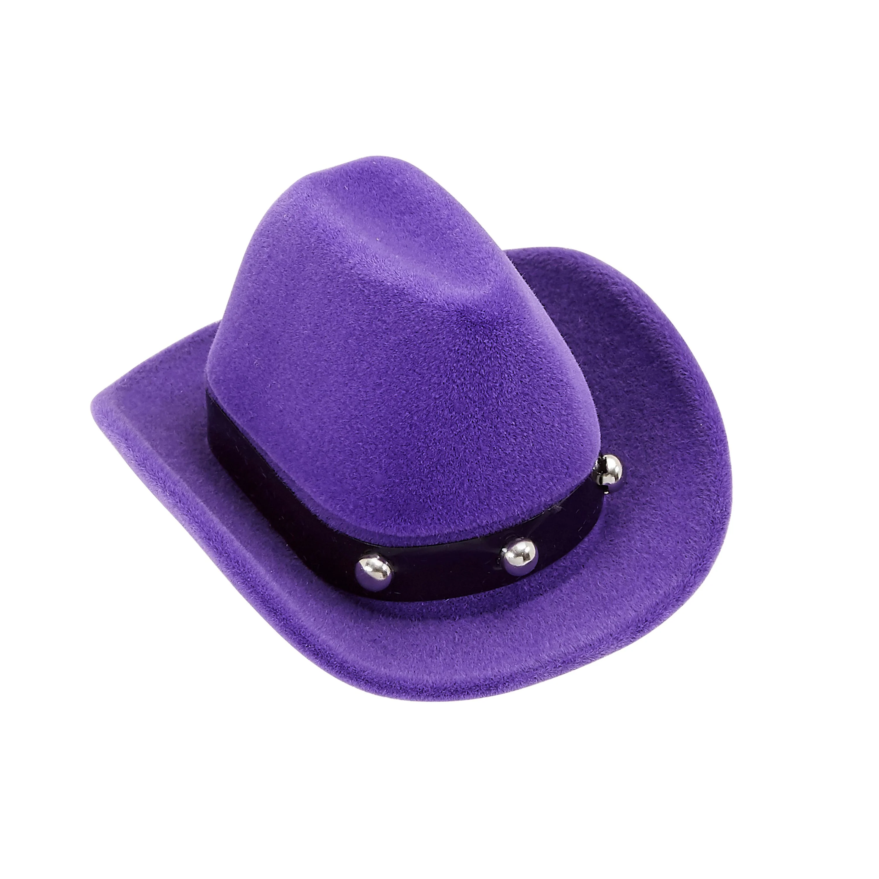AWST Int'l Horse Head Earrings w/Purple Cowboy Hat Gift Box - Image 3