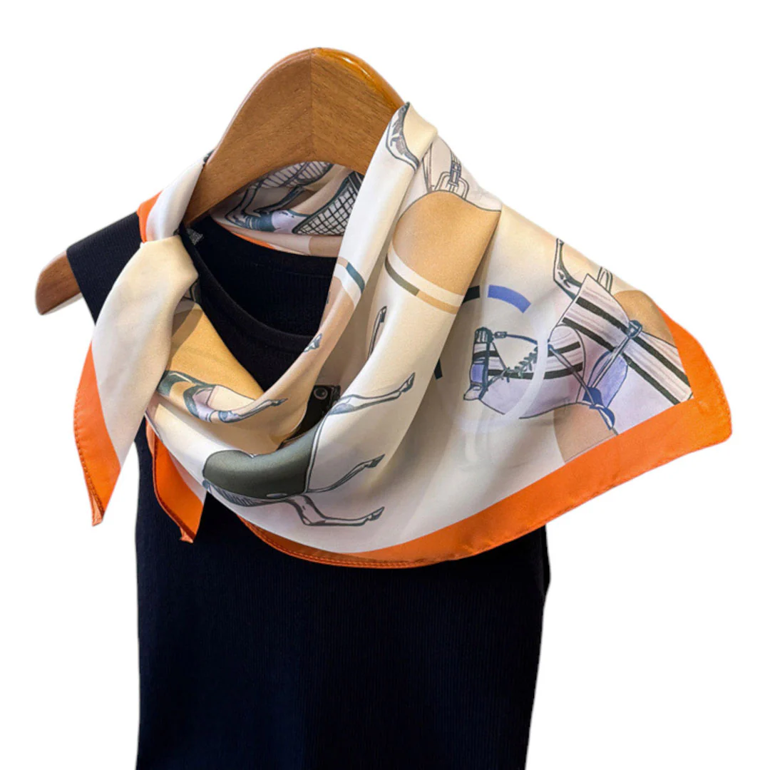 Awst Int'l Horses Circle Blanket Scarf 28" x 28" - Image 3