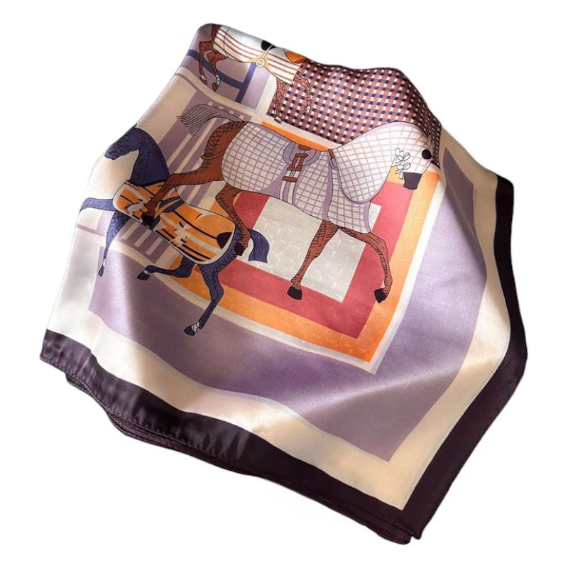 AWST Int'l Horses in Blankets Scarf - Image 2