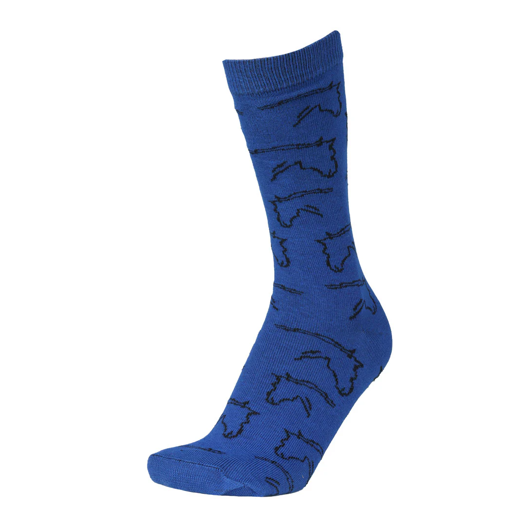 AWST Int'l Ladies Horse Heads Crew Socks - 6 pack - Image 2