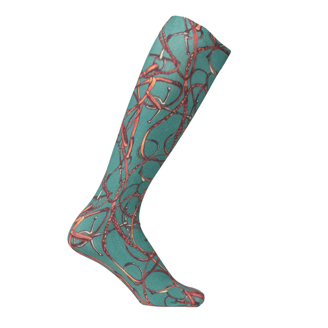 AWST Int'l Ladies "Lila" Snaffle Bridles Socks - 3 Pack - Image 3