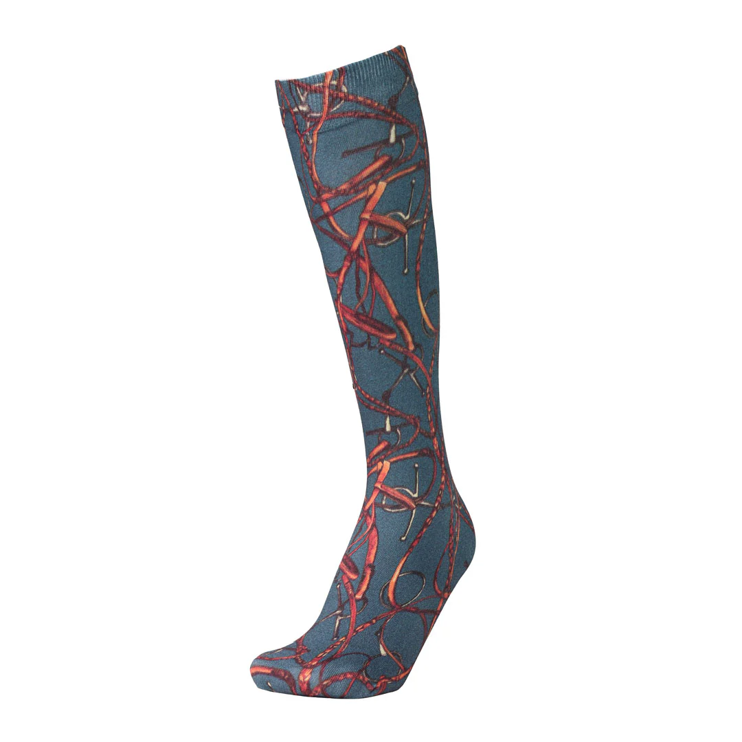 AWST Int'l Ladies "Lila" Snaffle Bridles Socks - 3 Pack - Image 6