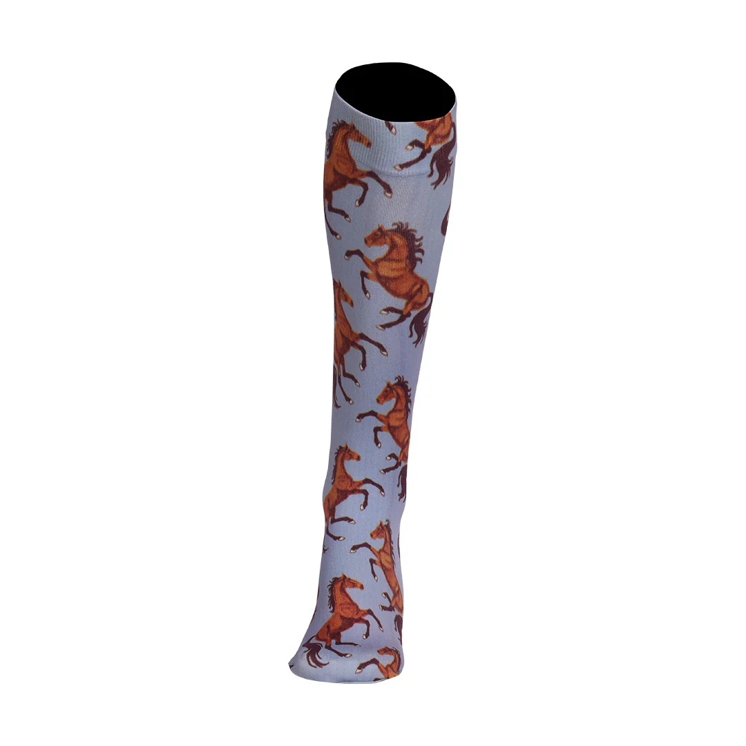 AWST Int'l Lila Bay Horses Socks - Image 4