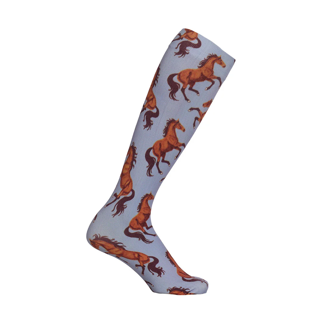 AWST Int'l Lila Bay Horses Socks - Image 5