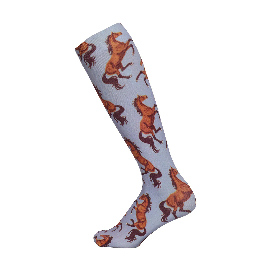 AWST Int'l Lila Bay Horses Socks - Image 7