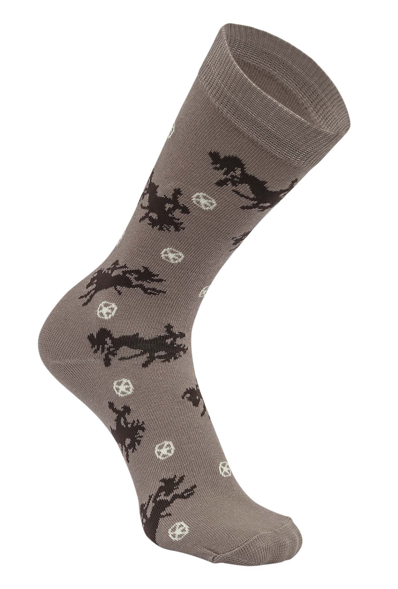 AWST Int'l Lila Bucking Horses Socks 6-pack - Image 10