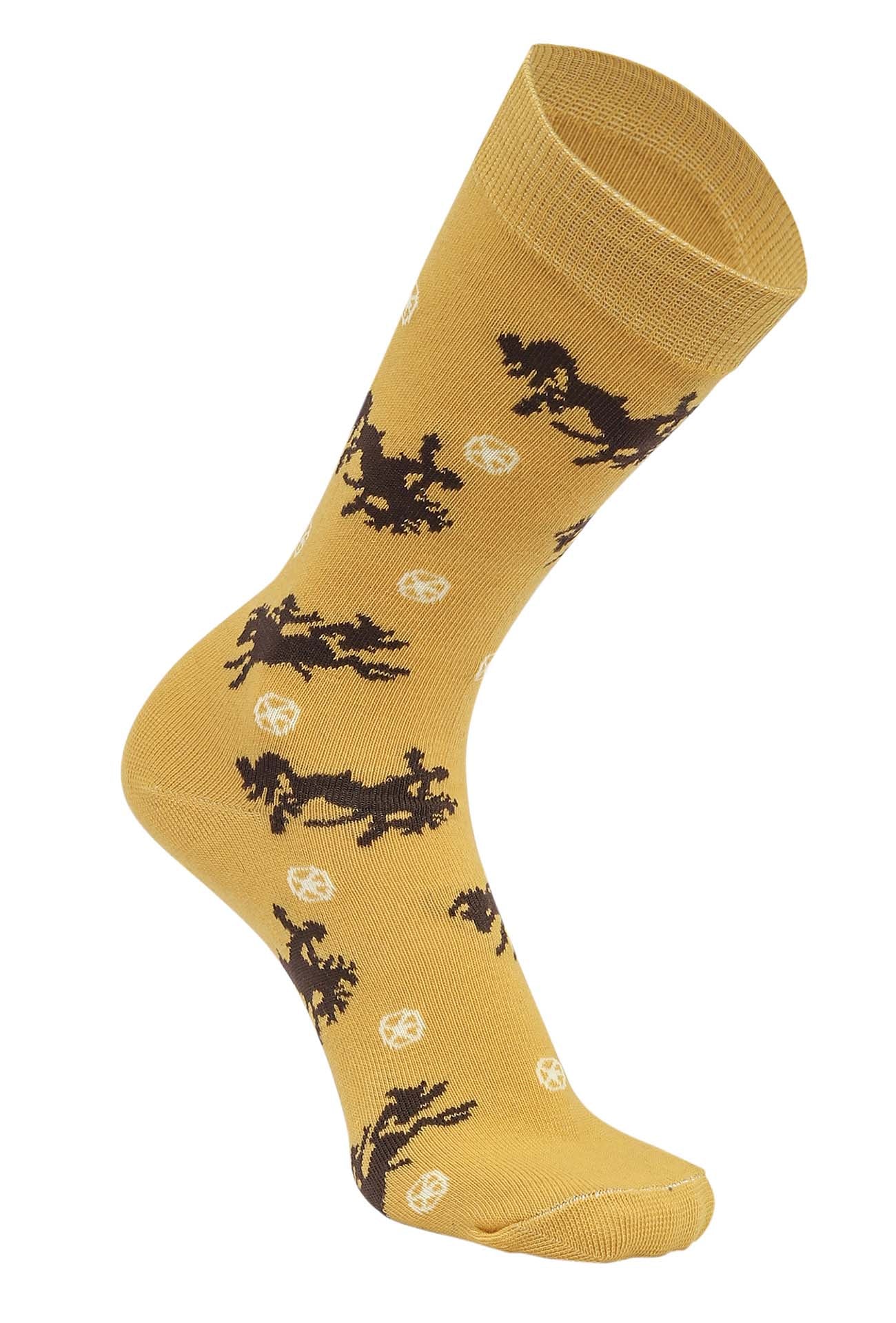 AWST Int'l Lila Bucking Horses Socks 6-pack - Image 12