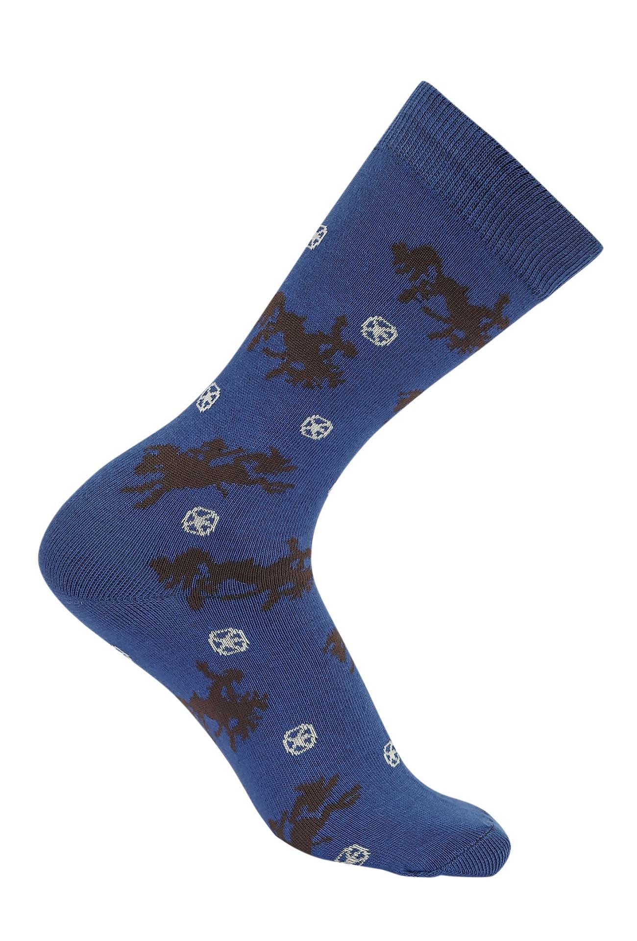 AWST Int'l Lila Bucking Horses Socks 6-pack - Image 3