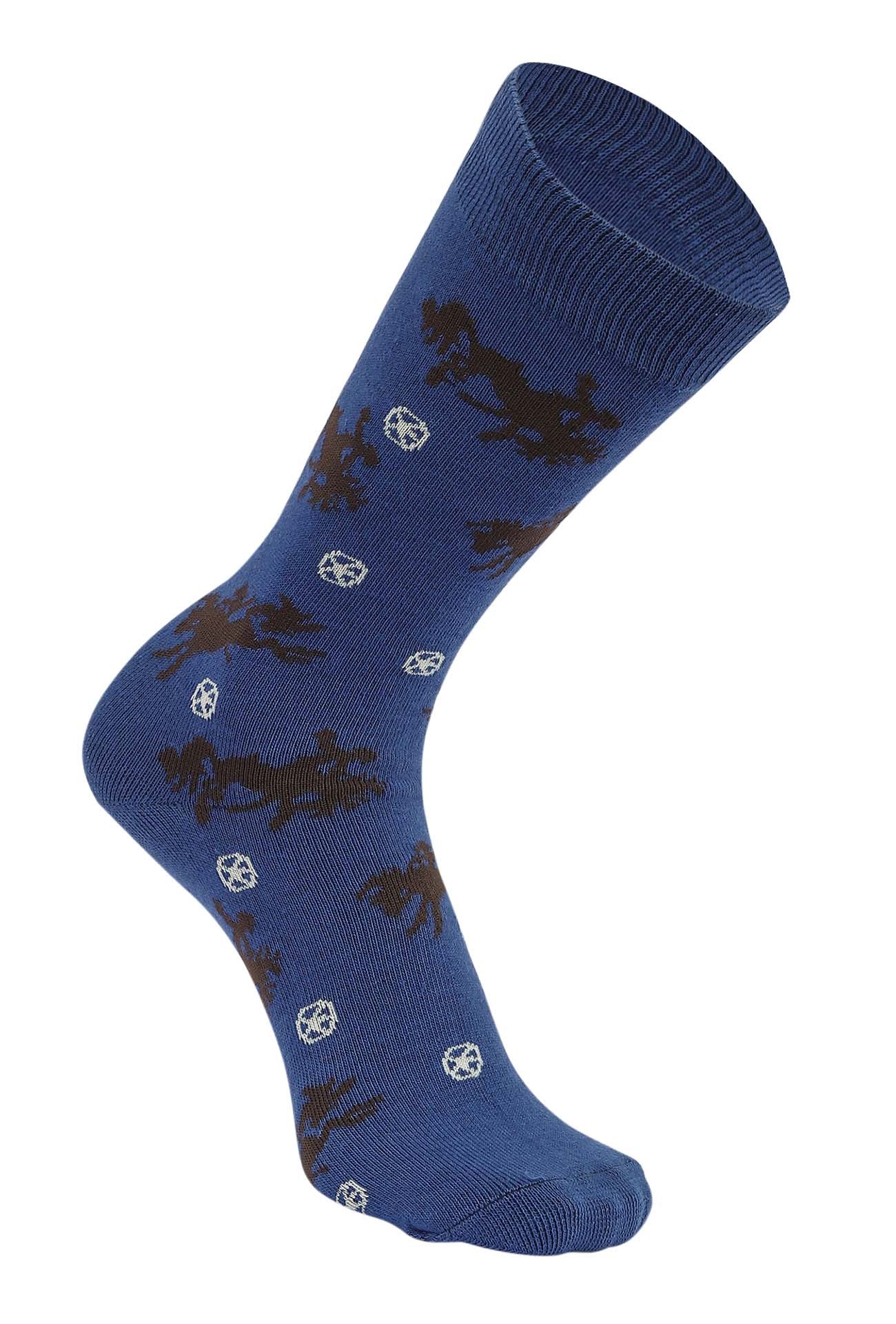 AWST Int'l Lila Bucking Horses Socks 6-pack - Image 4