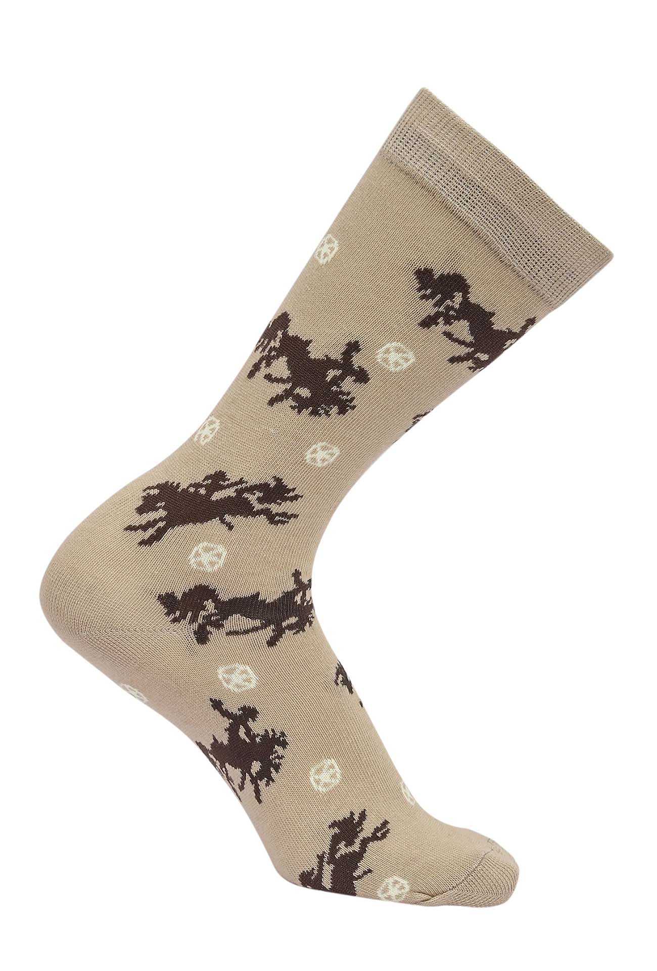 AWST Int'l Lila Bucking Horses Socks 6-pack - Image 5