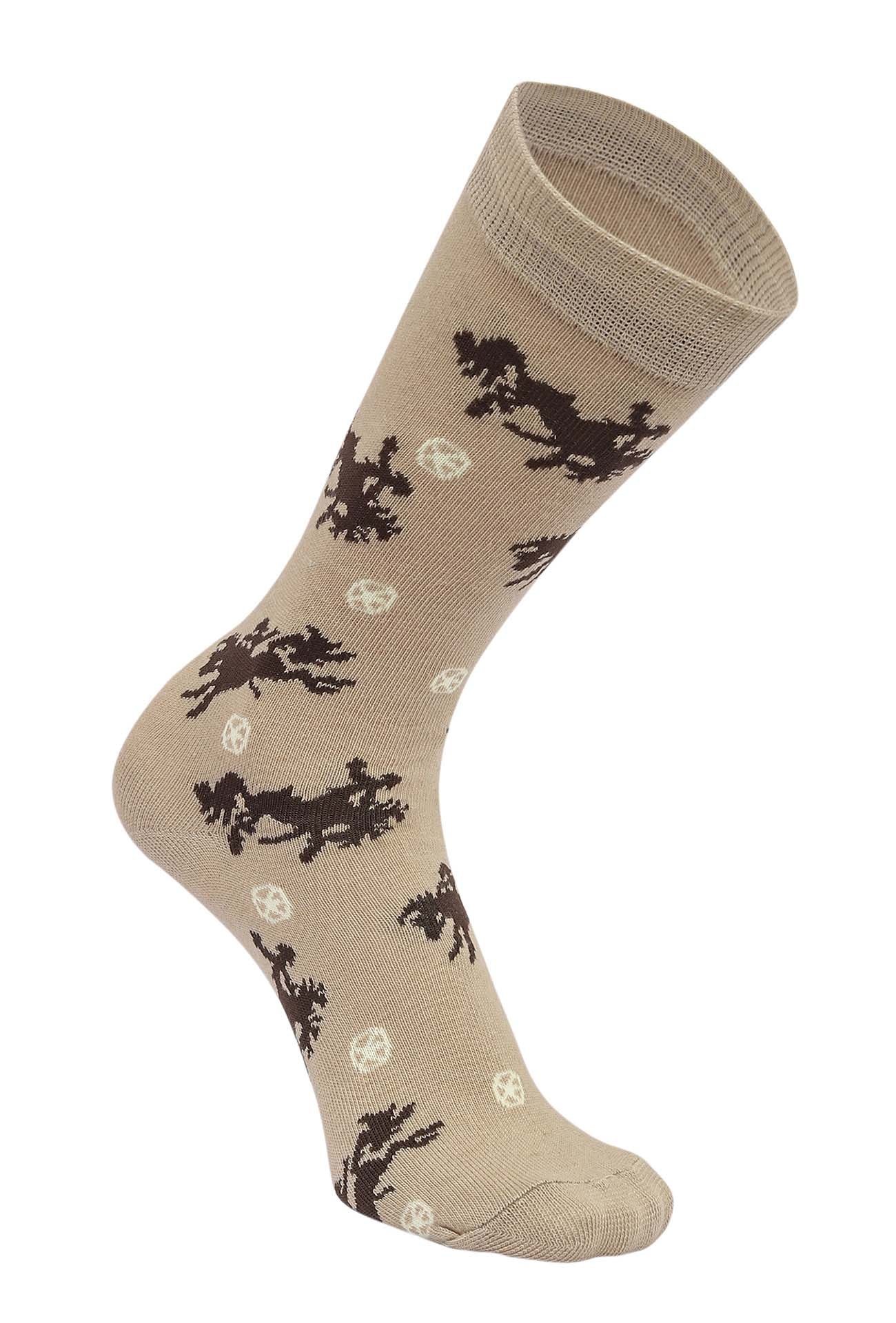 AWST Int'l Lila Bucking Horses Socks 6-pack - Image 6