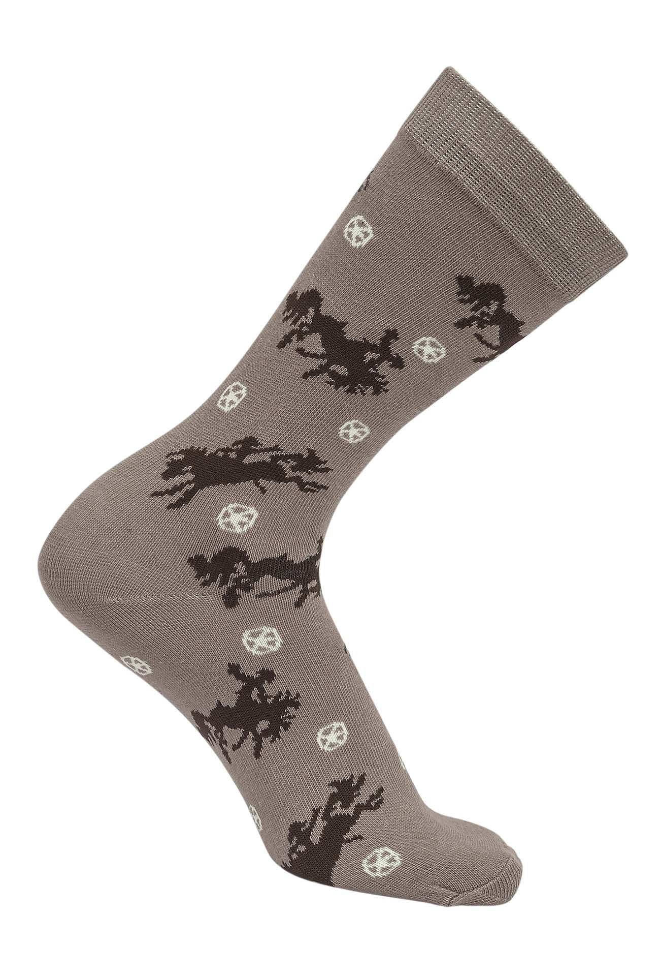 AWST Int'l Lila Bucking Horses Socks 6-pack - Image 9