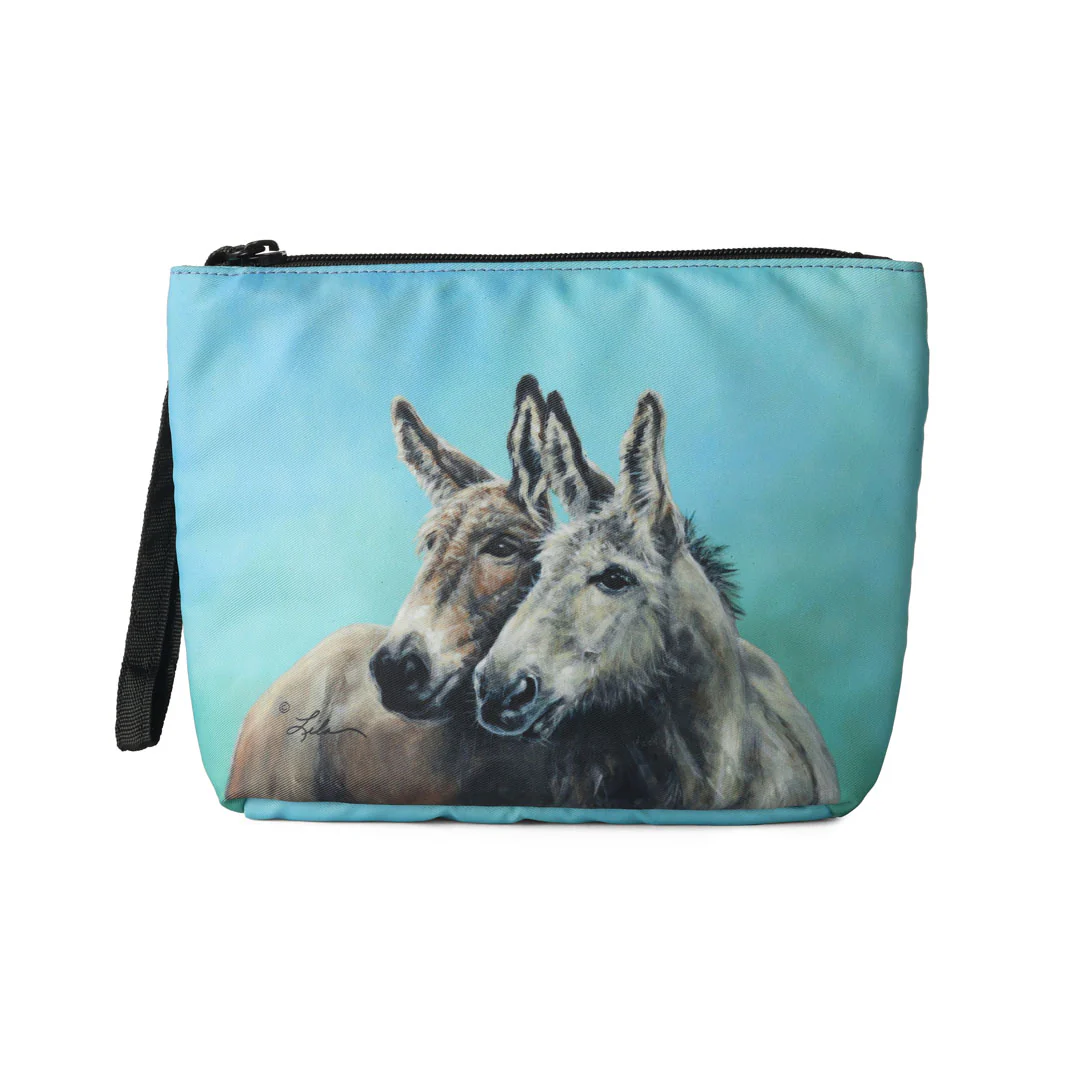 AWST Int'l Lila Donkey Friends Accessory Bag - Image 3