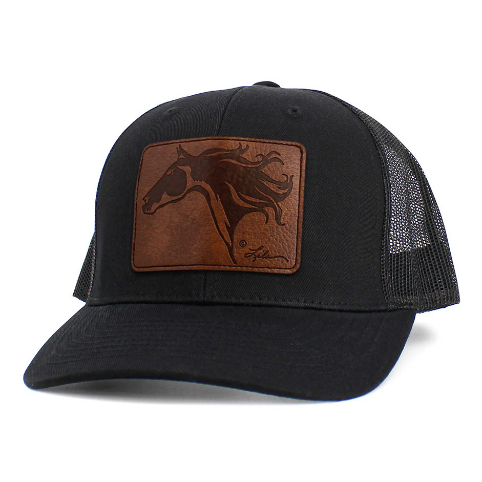 AWST Int'l Lila  Horse Head Patch Cap - Image 2