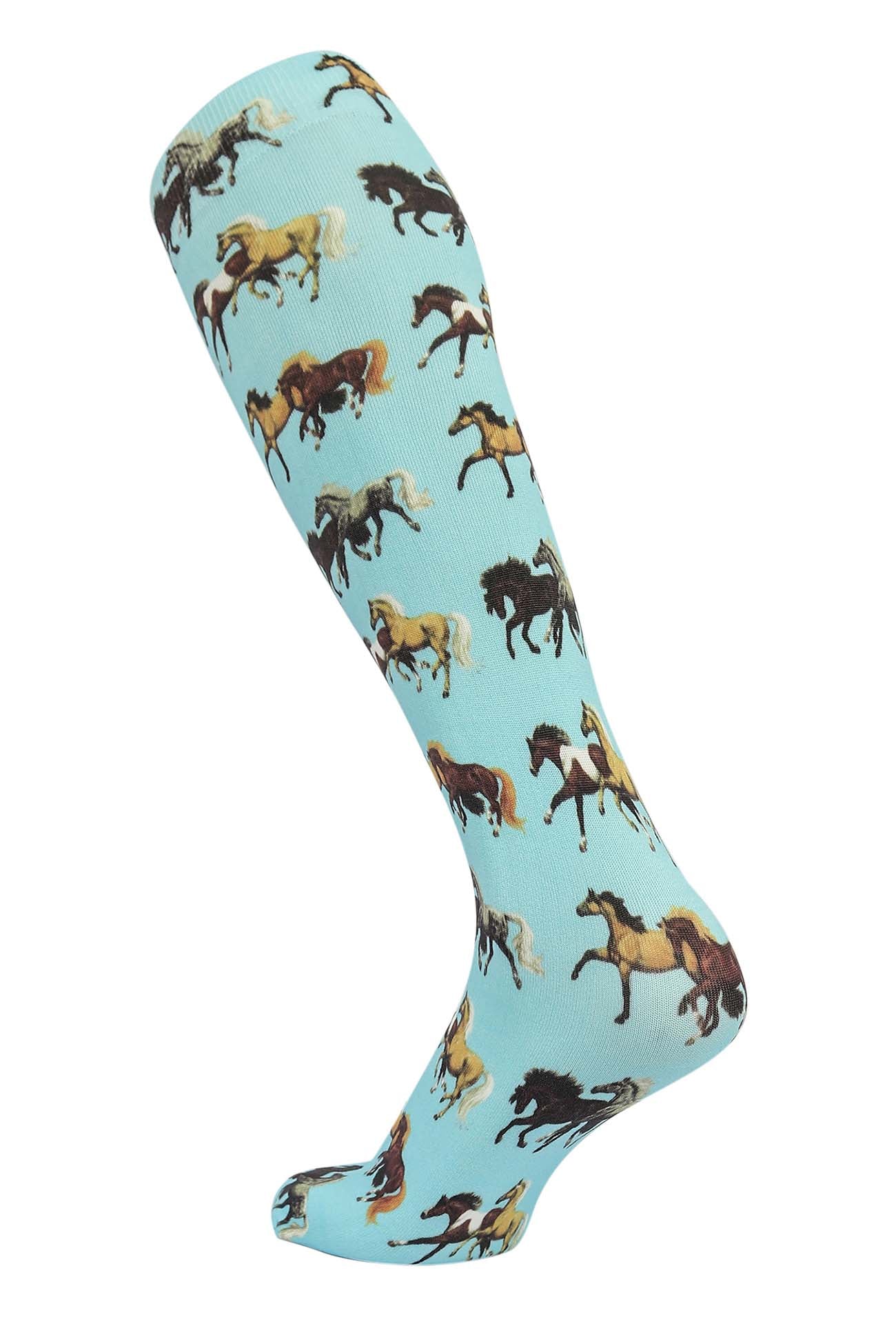 AWST Int'l Lila Horse Pairs Socks- 3 pack - Image 10