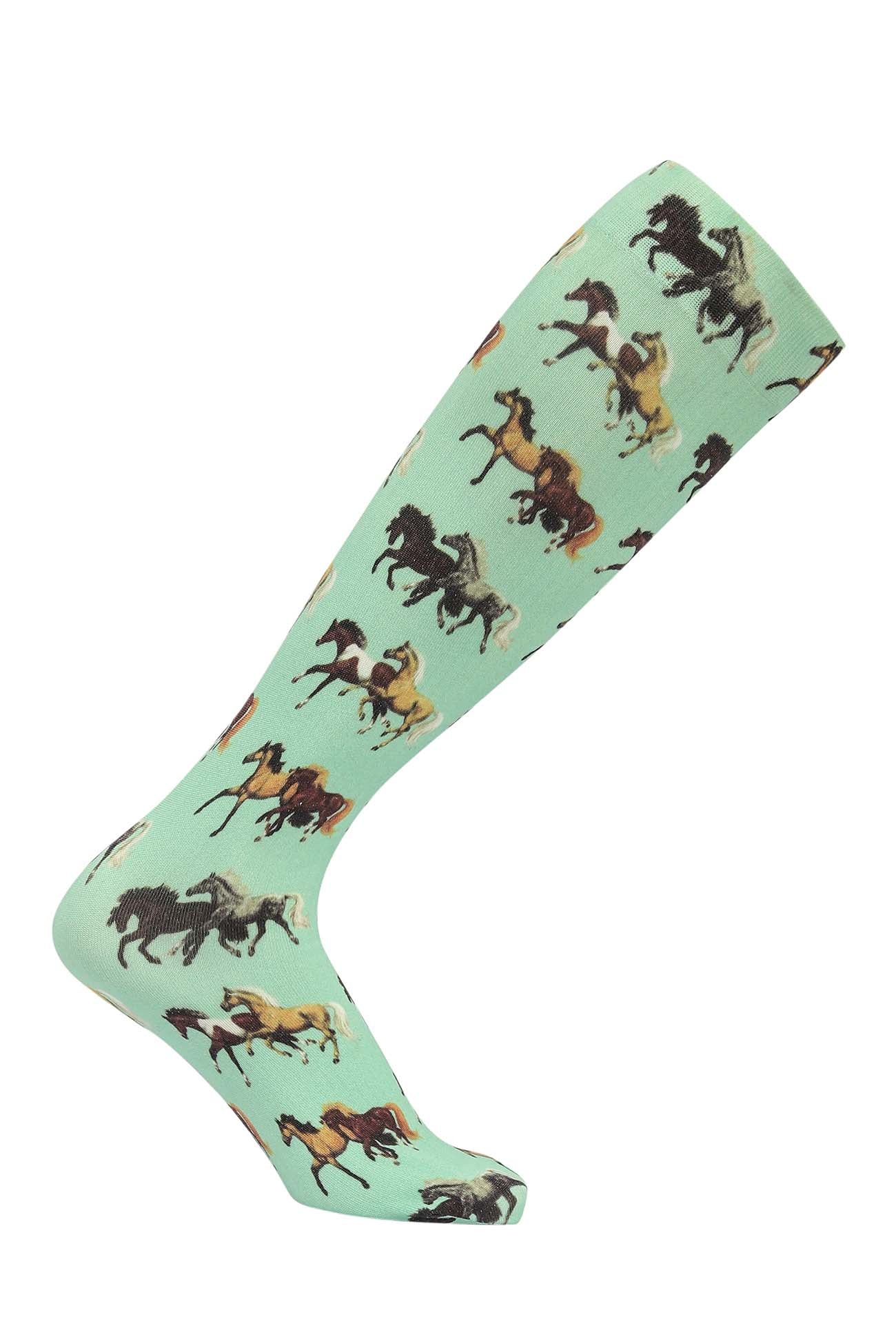 AWST Int'l Lila Horse Pairs Socks- 3 pack - Image 17