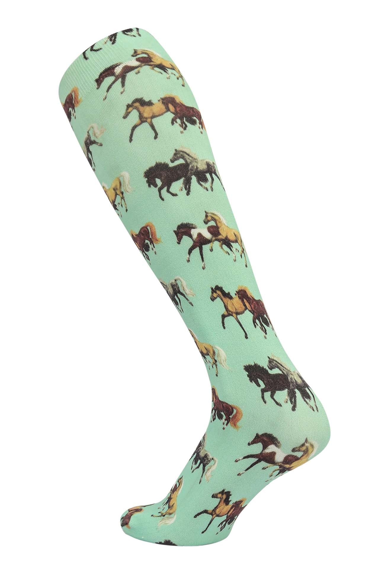 AWST Int'l Lila Horse Pairs Socks- 3 pack - Image 4
