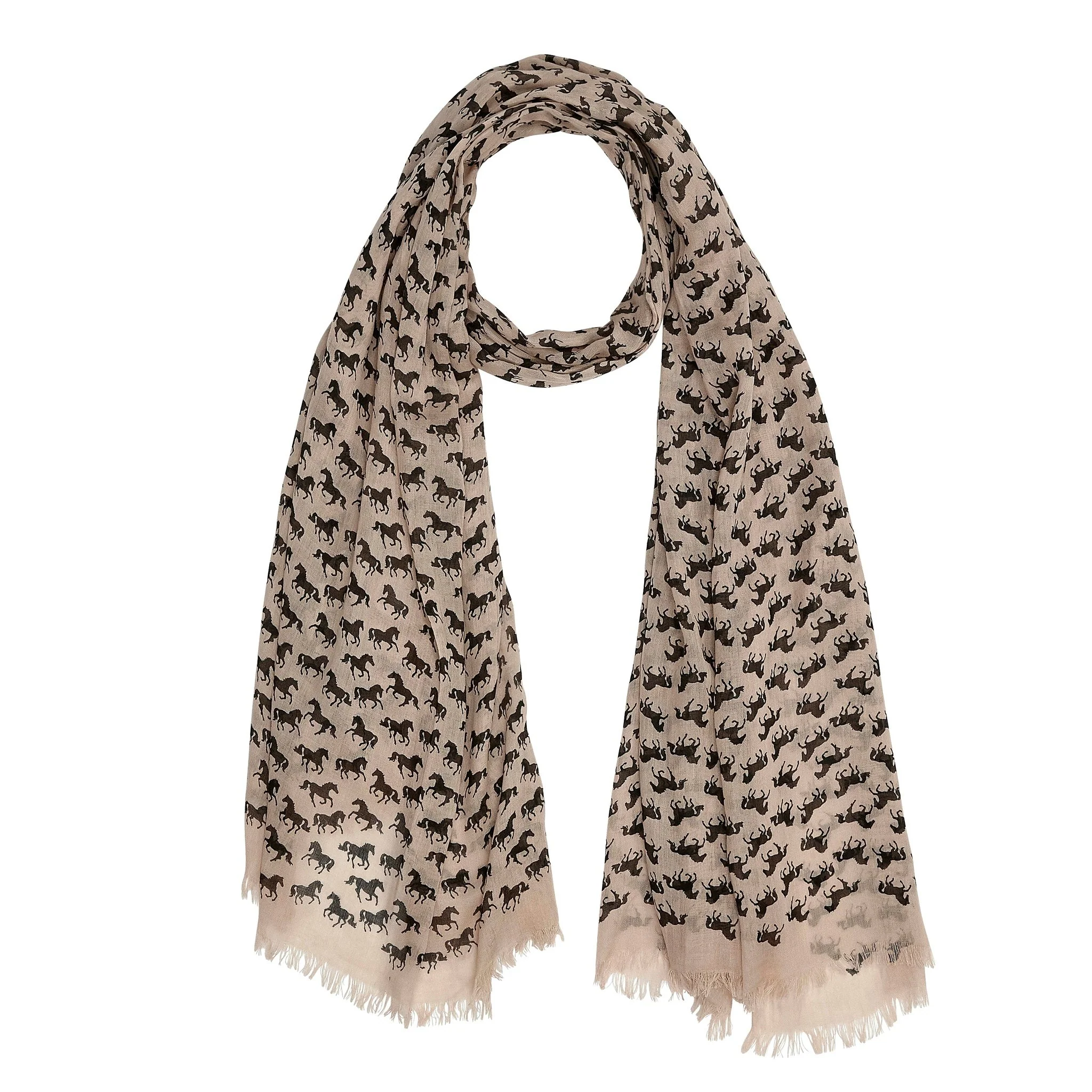 AWST Int'l “Lila” Horse Silhouettes Scarf - Image 3