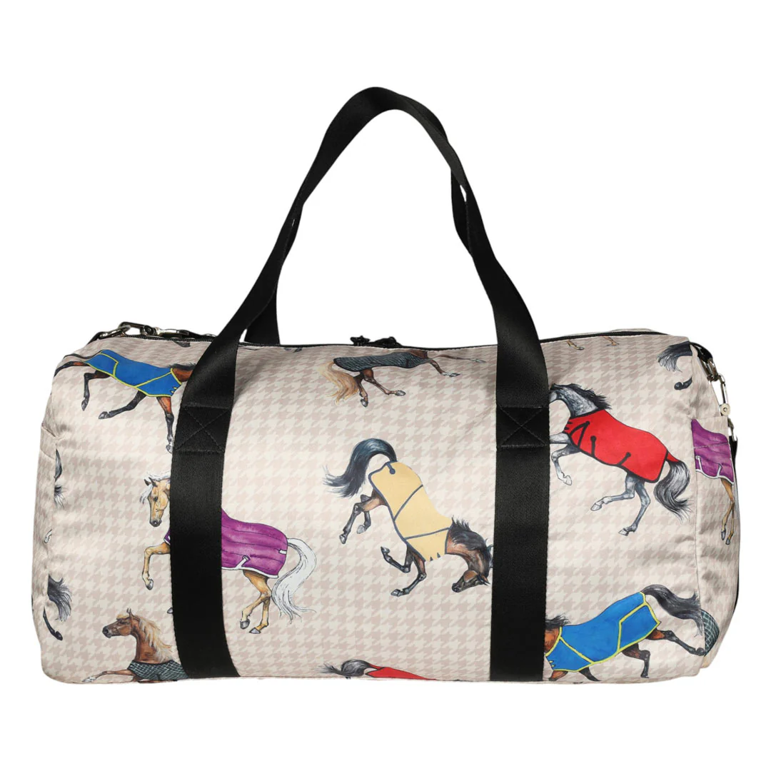 AWST Int'l Lila Horses in Blankets Gear Bag - Image 4
