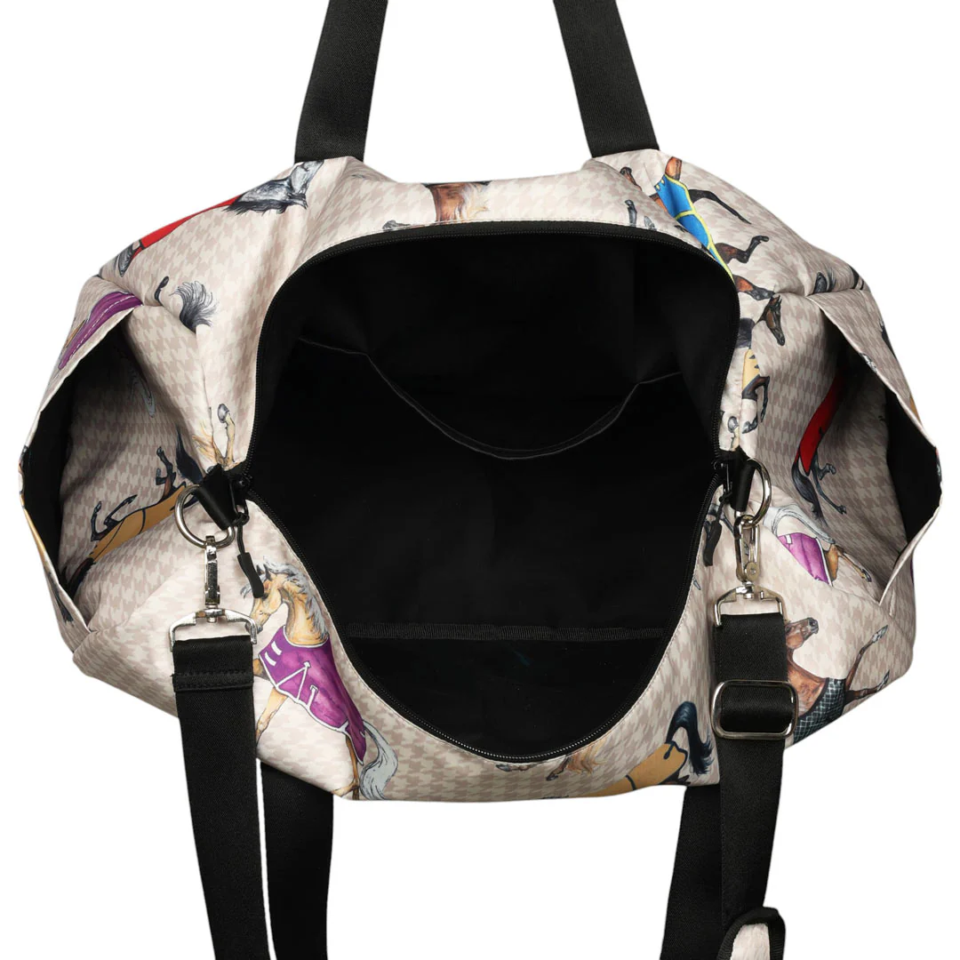 AWST Int'l Lila Horses in Blankets Gear Bag - Image 6