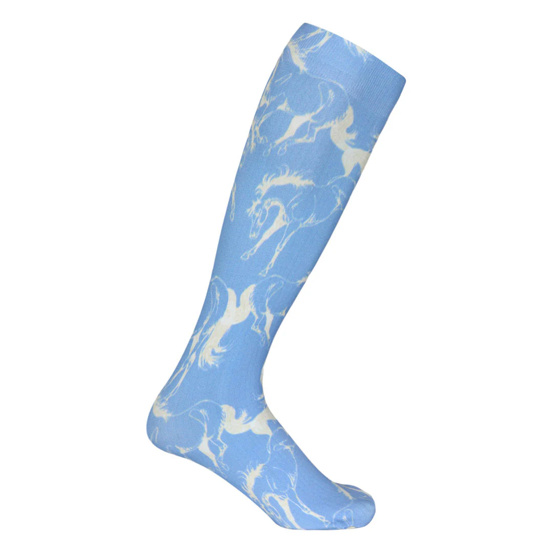 AWST Int'l Lila Linear Horse Socks - Image 4