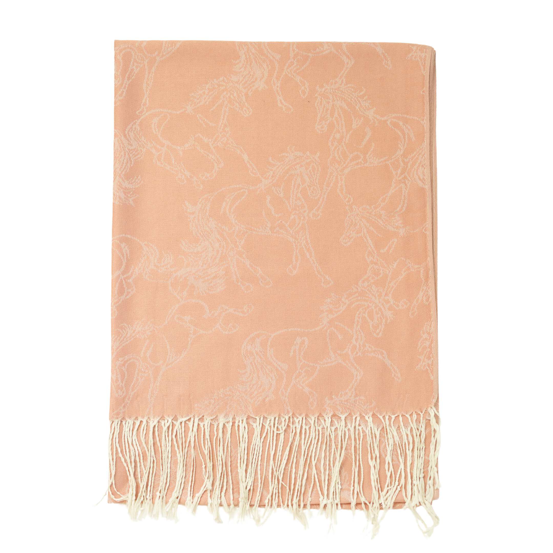 AWST Int'l Lila Linear Horses Pashmina Scarf - Image 8