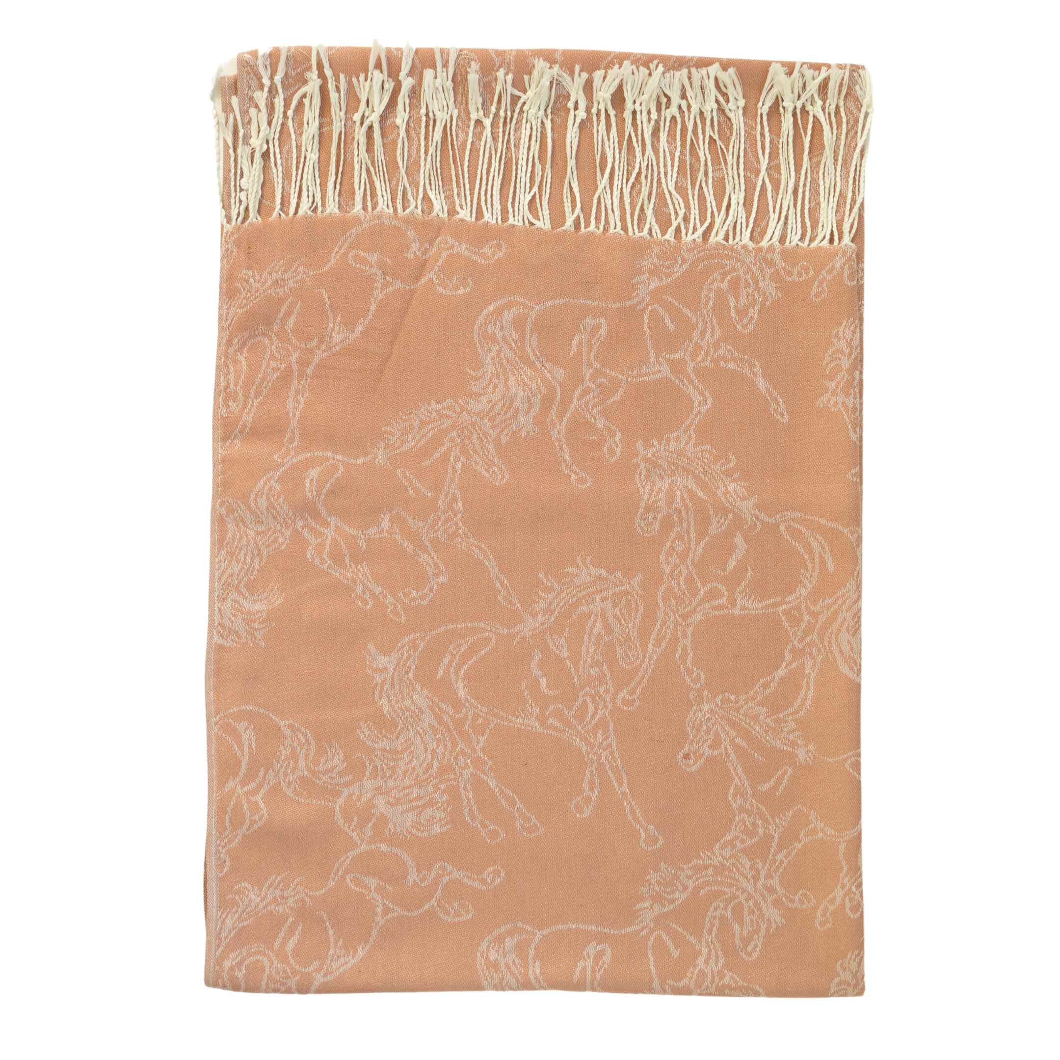 AWST Int'l Lila Linear Horses Pashmina Scarf - Image 9