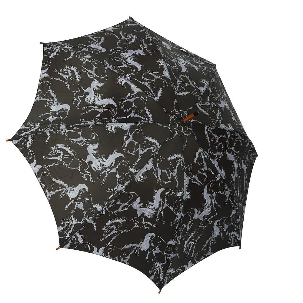 AWST Int'l Lila Umbrella - Linear Horses - Image 4