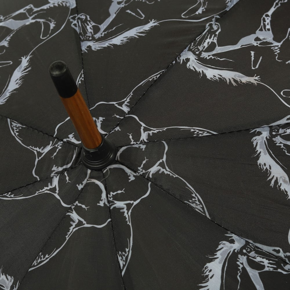 AWST Int'l Lila Umbrella - Linear Horses - Image 9