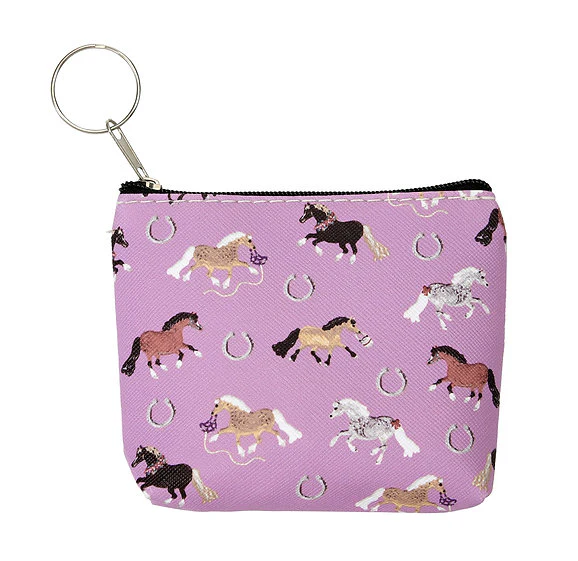AWST Int'l "Lila" Pony Puff Coin Purses- Set of 12- Assorted - Image 3