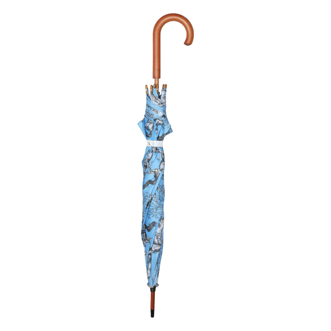 AWST Int'l Lila Umbrella- Lila Blue Toile - Image 3