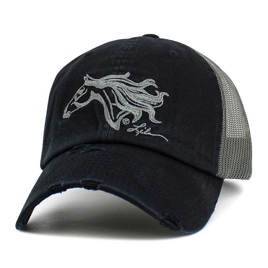 AWST Int'l Lila Vintage Mesh Horse Head Cap - Image 2