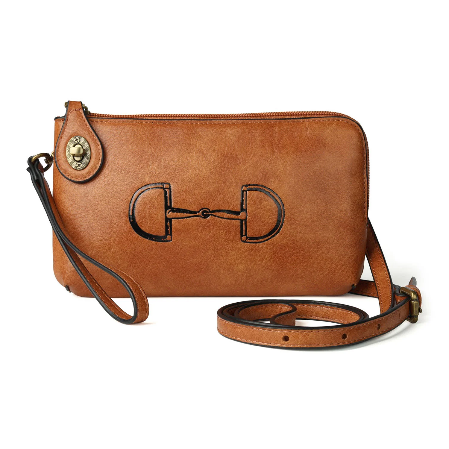 AWST Int'l Lila Vintage Snaffle Bit Clutch Crossbody Bag - Image 3