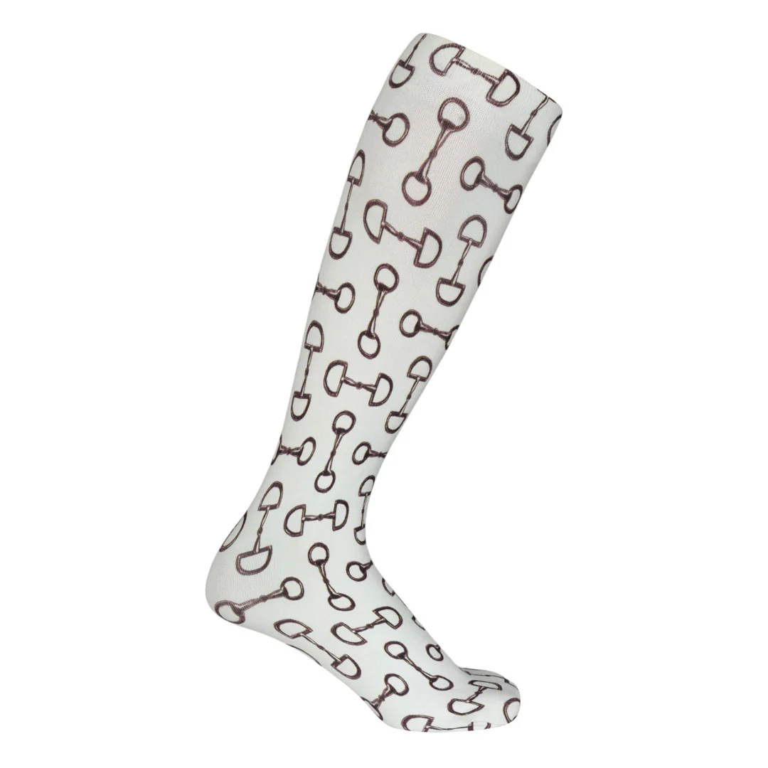 AWST Int'l Lila Vintage Snaffles Socks - Image 2