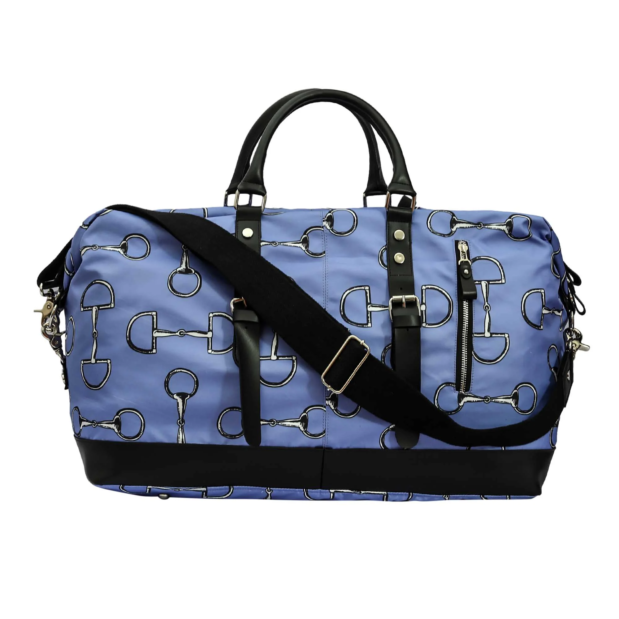 AWST Int'l Lila Vintage Snaffles Strappy Duffel Bag - Image 4