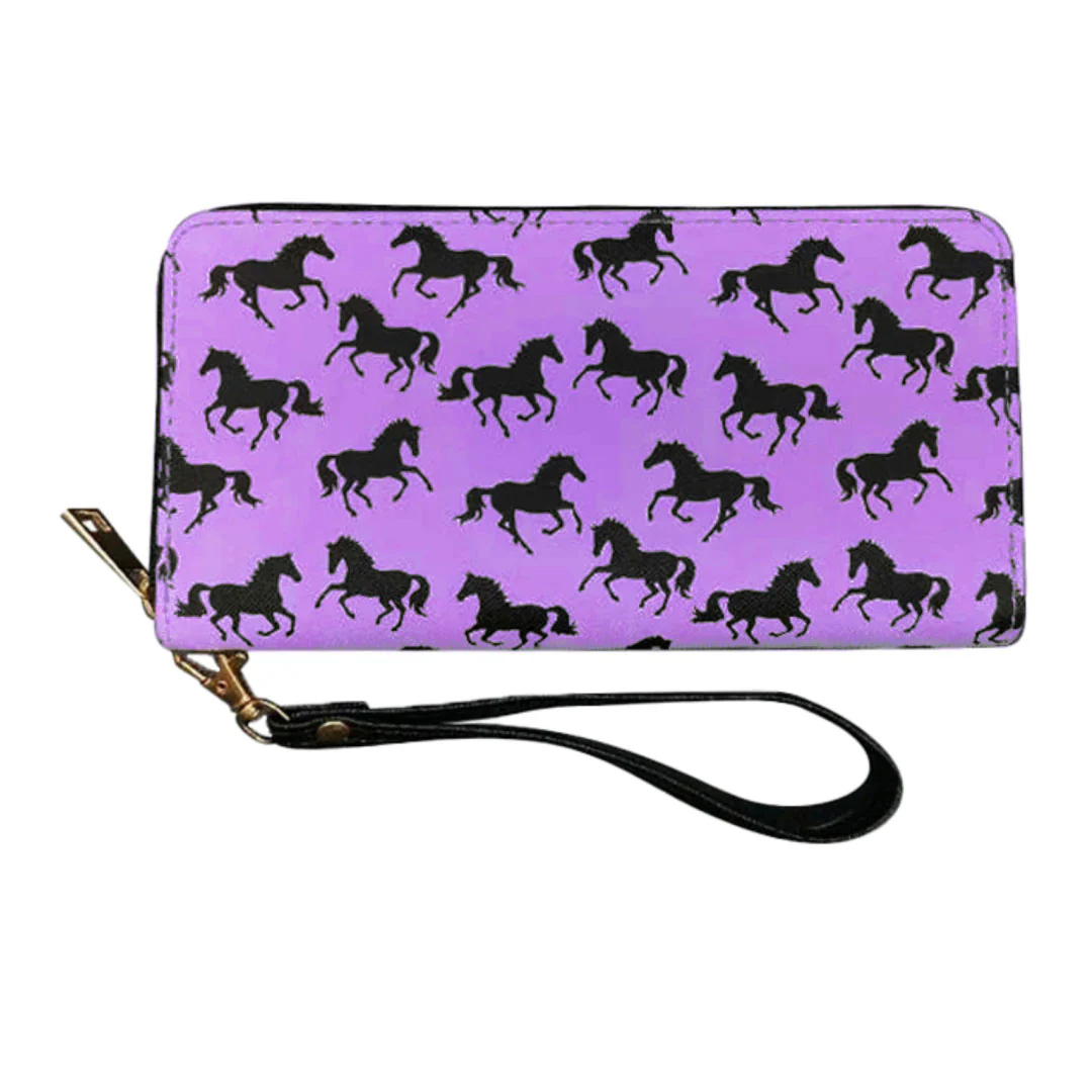 AWST Int'l Lila Wallet with Wristlet- Lila Silhouettes - Image 2