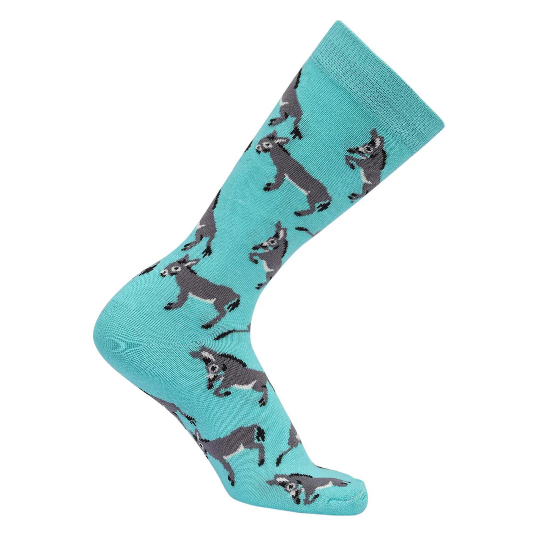AWST Int'l Playful Donkeys Socks 6 pack - Image 10