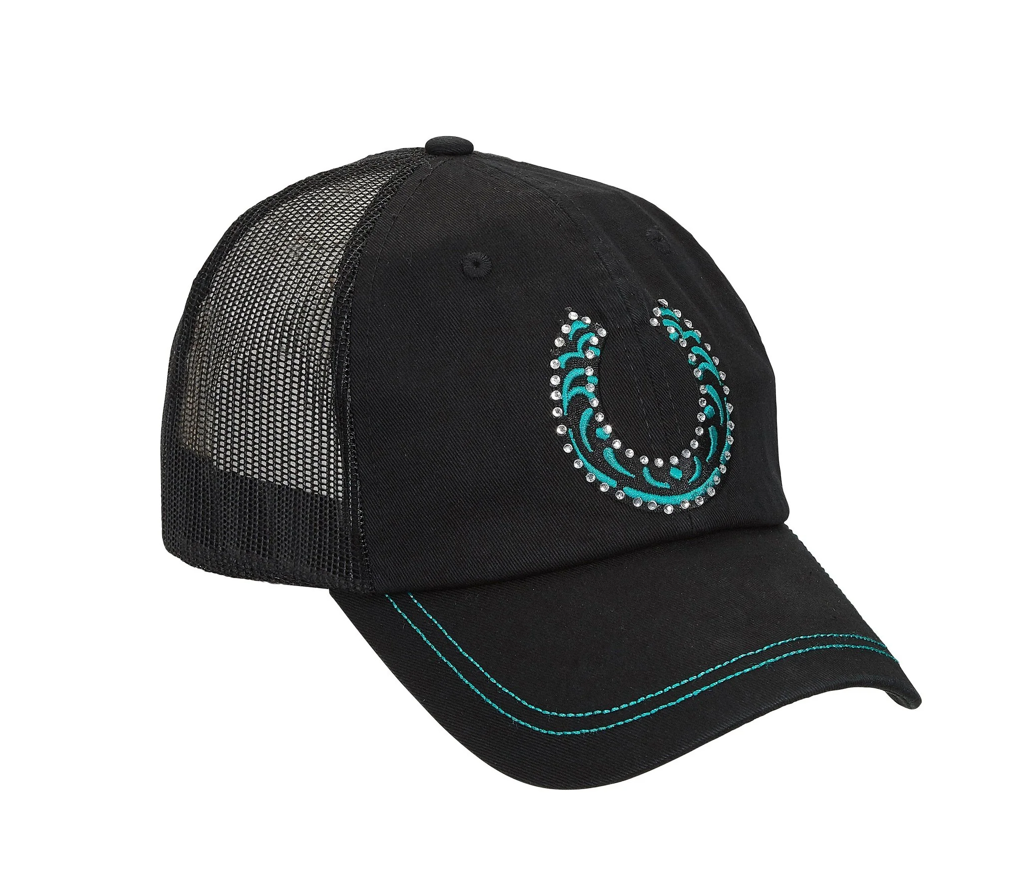 AWST Int'l Rhinestone Horseshoe Cap - Image 7