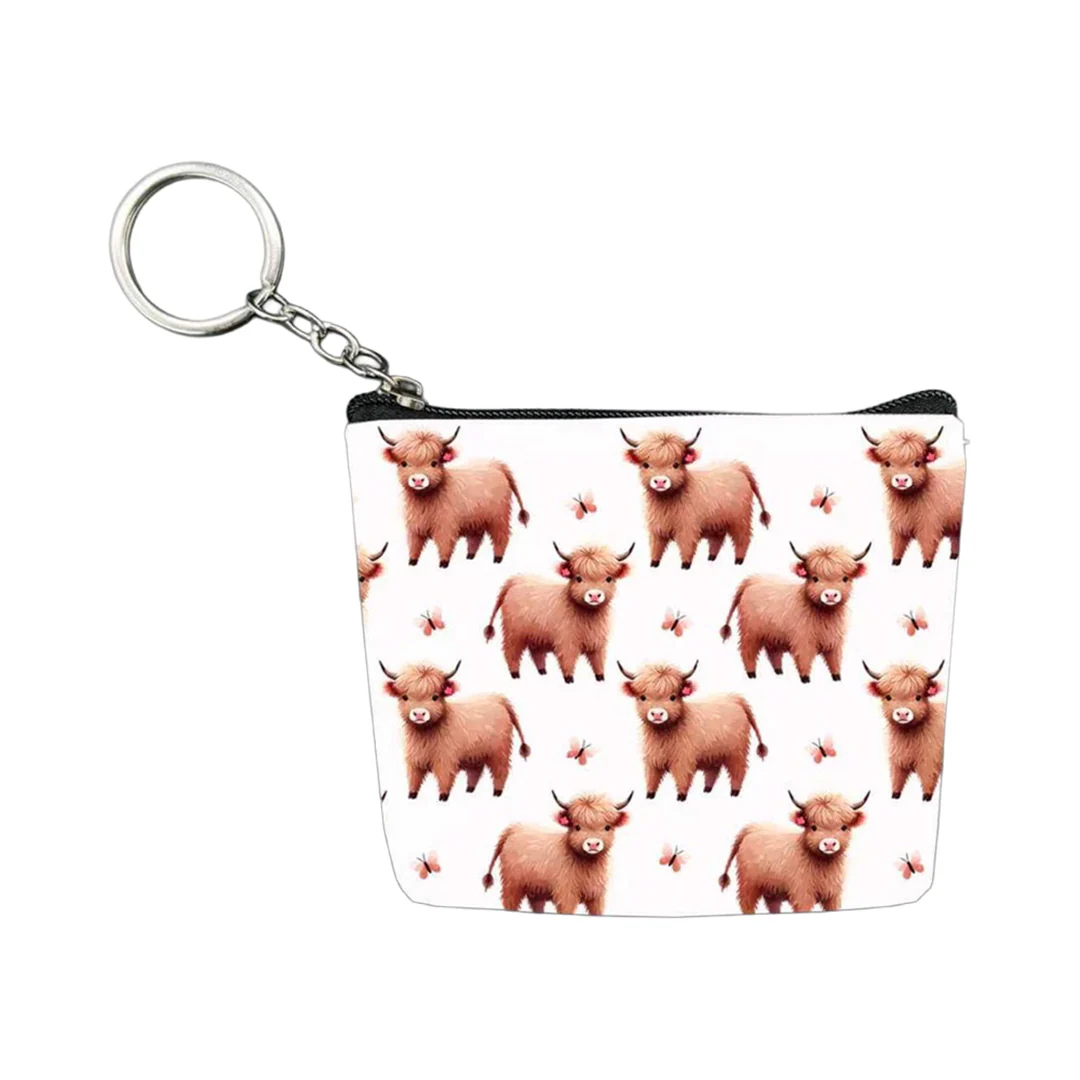 AWST Int'l Set of 12 Coin Purses- West Highlander Cows - Image 3