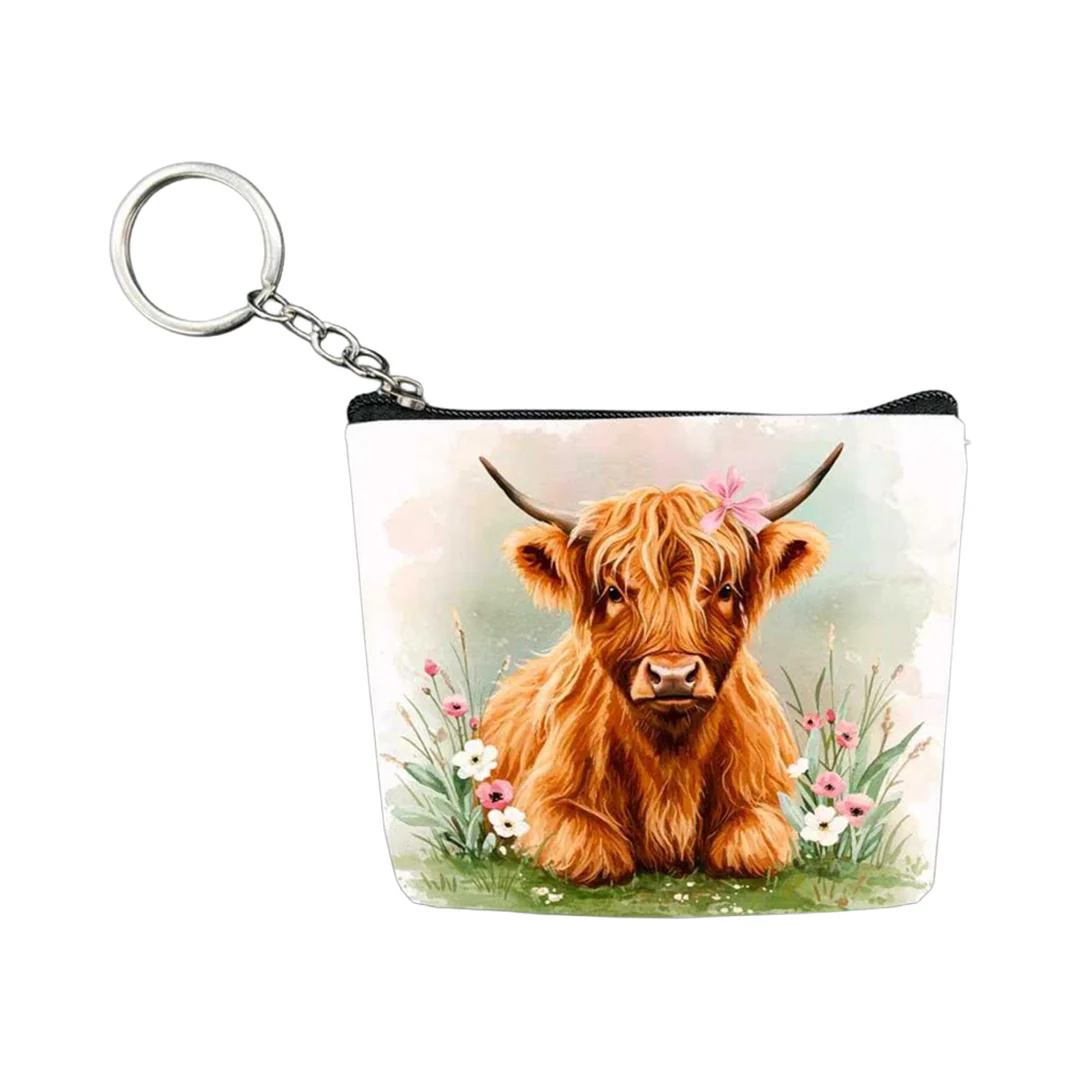 AWST Int'l Set of 12 Coin Purses- West Highlander Cows - Image 4
