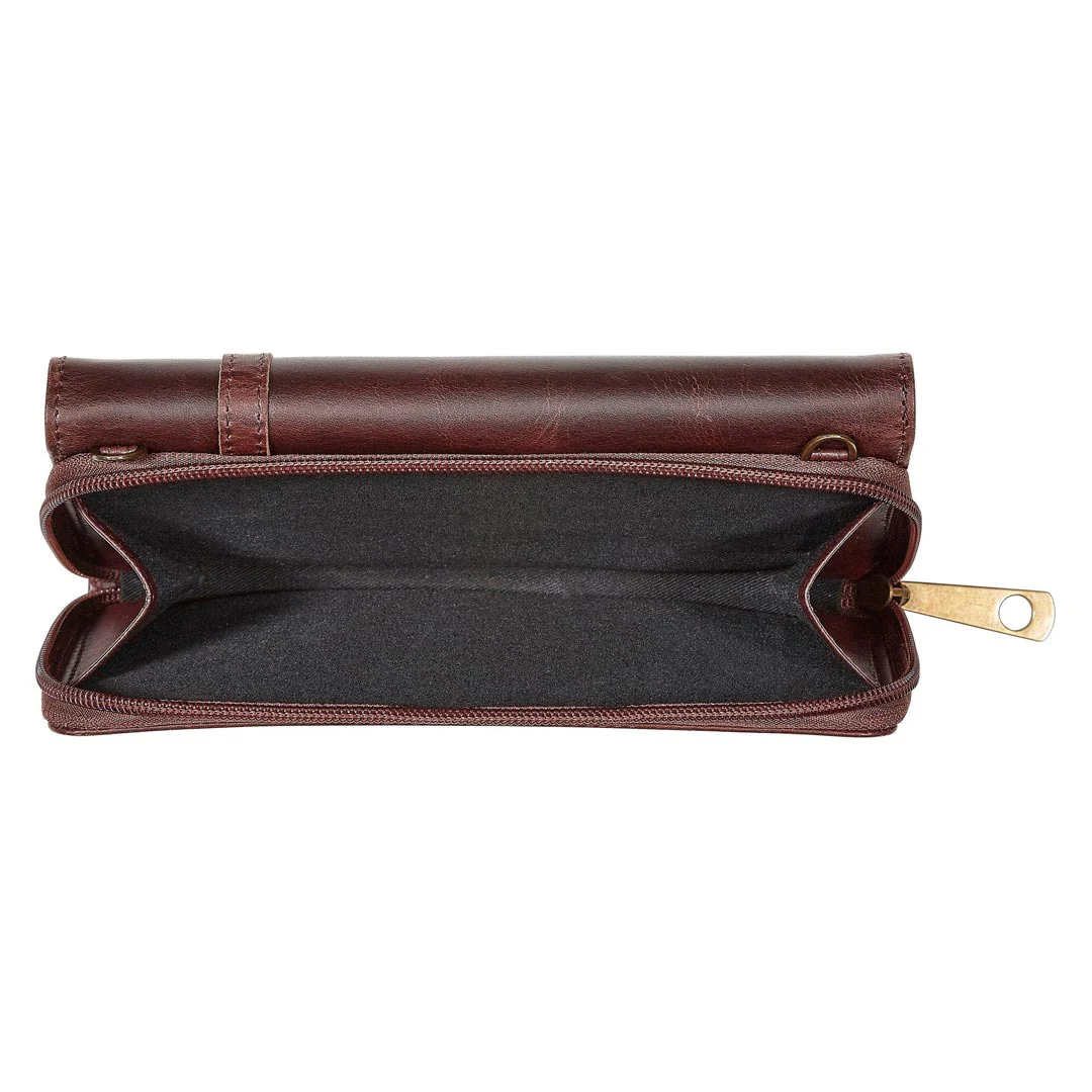 AWST Int'l Snaffle Bit Leather Cross Body Wallet - Image 2