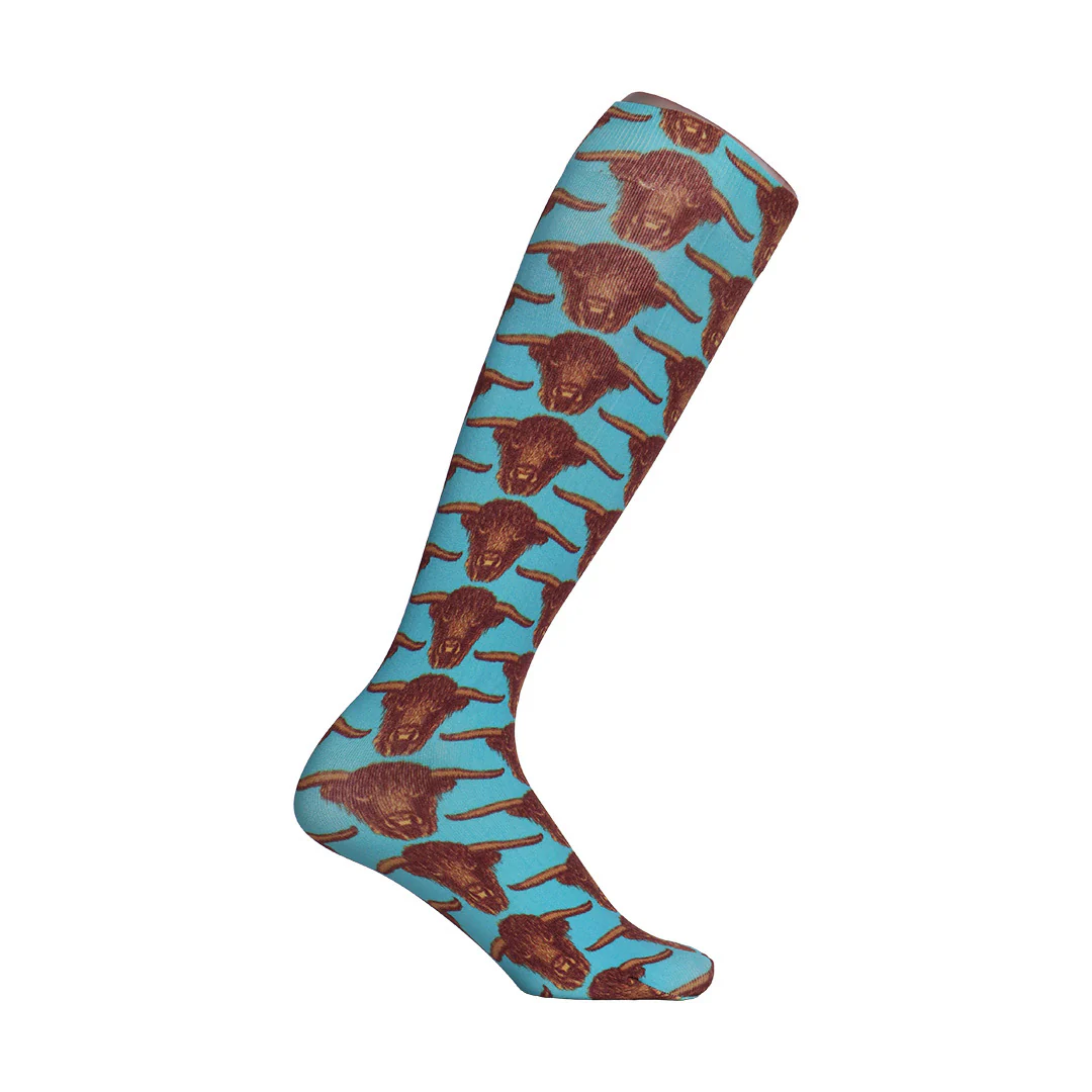 AWST Int'l Vintage Bull Head Boot Socks - Image 2
